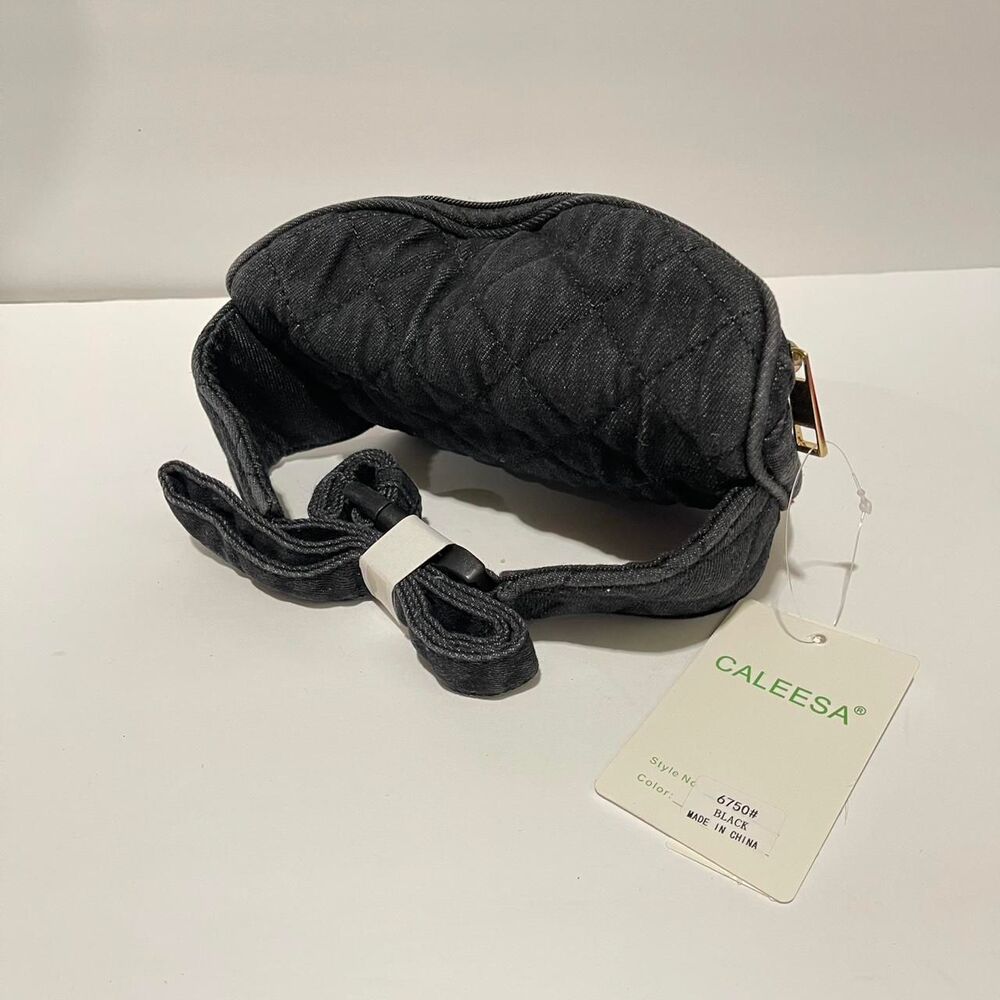 Women's Black and Grey Bag Fanny pack - Picture 2 of 2